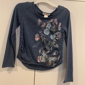Butterfly  long sleeve blouse 🦋